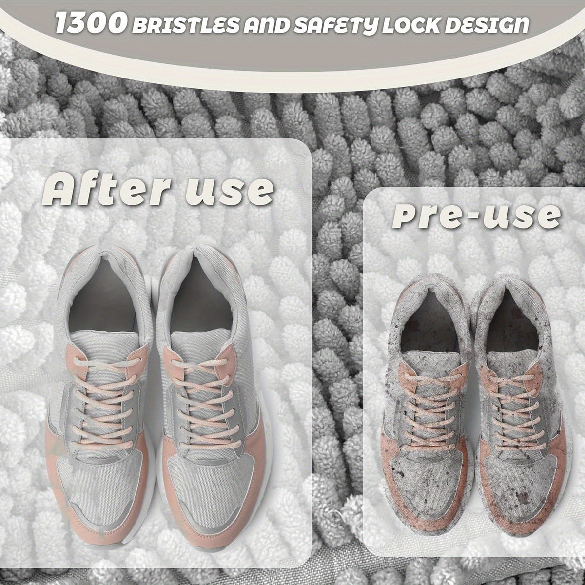Machine-Washable Chenille Fiber Shoe Laundry Bag – Gentle, Reusable, Eco-Friendly