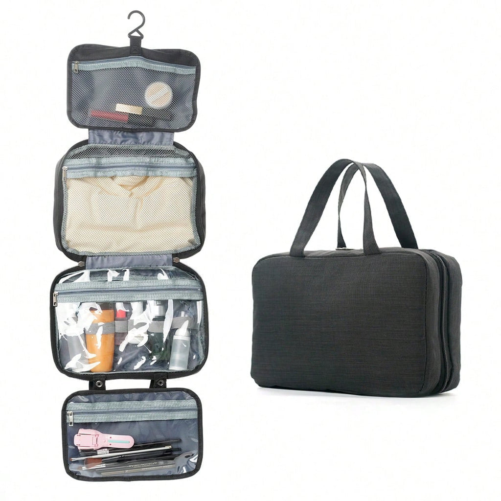 JetPack Go: Foldable Hanging Toiletry Bag with Wet/Dry Separation | 8 Pockets, 5 Colors