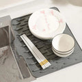 SlopeFlow Pro DryMat: Heat-Proof Silicone Drain Board with GripGuard Tech