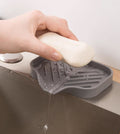 Non-Slip Silicone Soap Drain Mat - Mini Kitchen Sink Tray