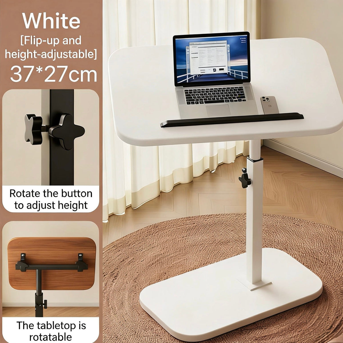 ModiFlex Bedside Table – Adjustable Height & Angle | Special Price for First 100 Orders Only