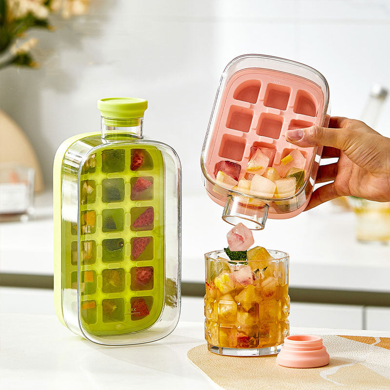 Kettle-Shaped Press Ice Tray – Easy Release & Large Capacity