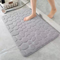 Cobblestone Embossed Bathroom Bath Mat